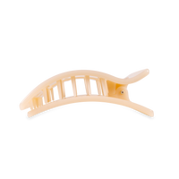 Flat Rectangle Hair Clip | Medium | Almond Beige