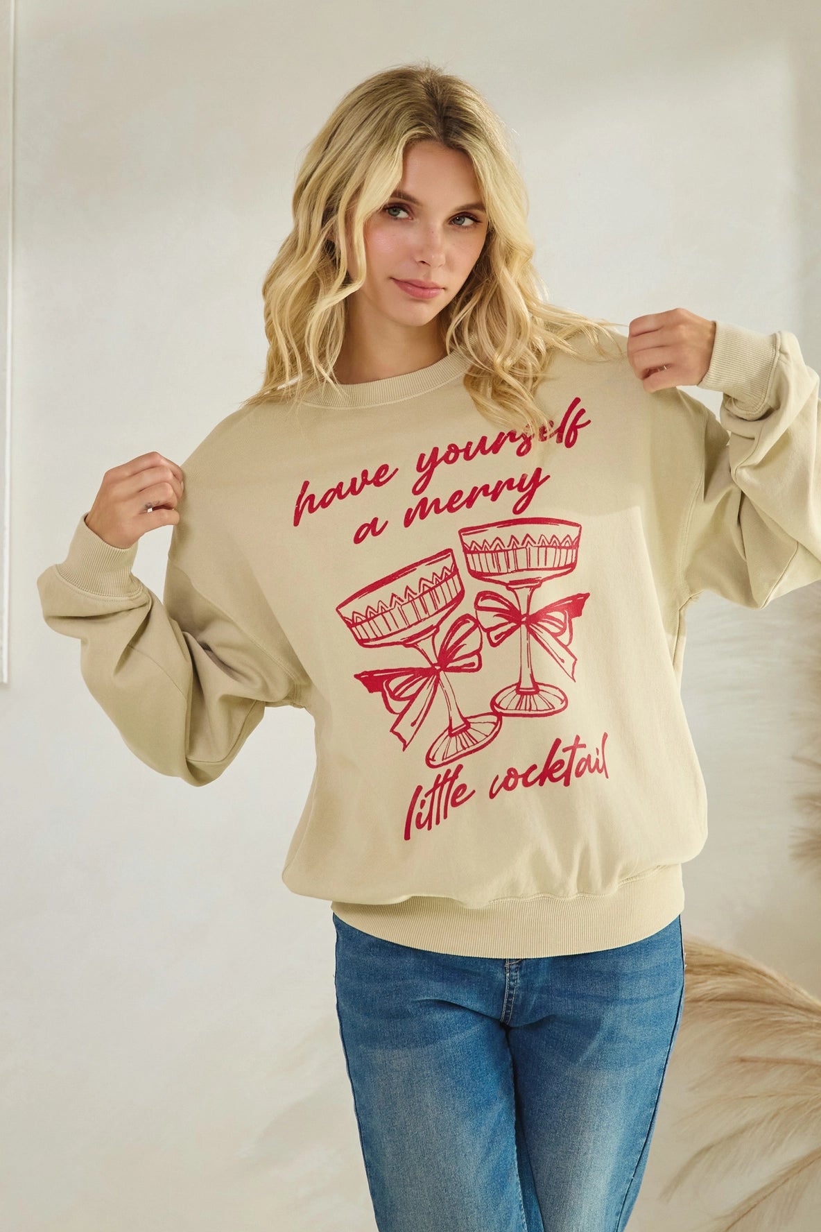 Have Yourself a Merry Little Cocktail Sweatshirt