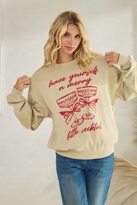 Have Yourself a Merry Little Cocktail Sweatshirt
