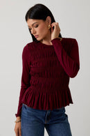 Luxe Smocked Top