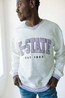 Kansas State Allen Chenille - Varsity V-Neck Pullover