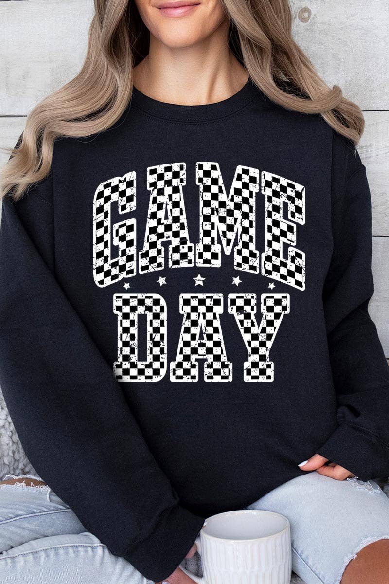 Checkered Game Day Sweatshirt