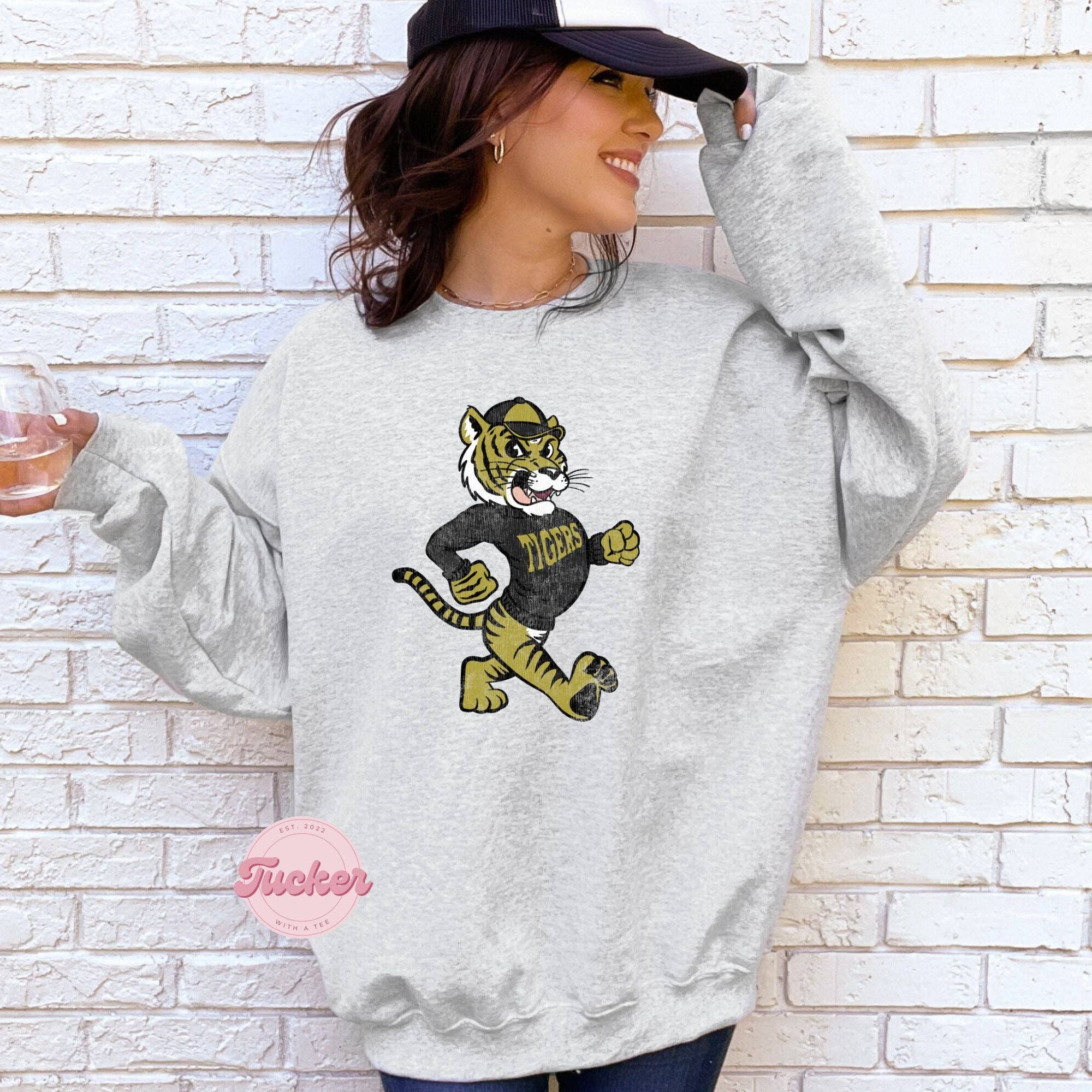 Vintage Gold Tiger Sweatshirt