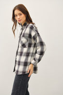Ollie Charcoal Flannel