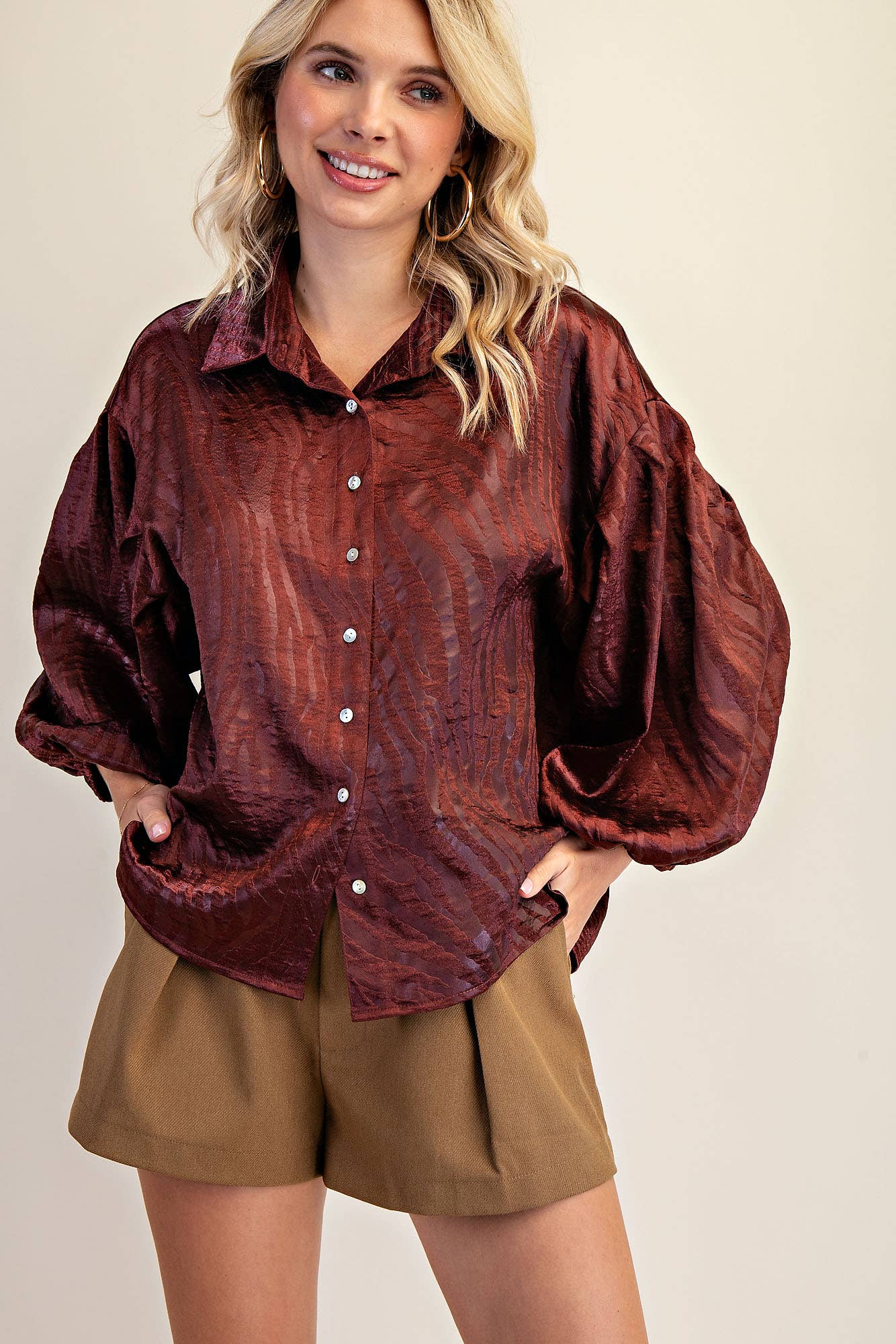 Bettie Button Down Shirt