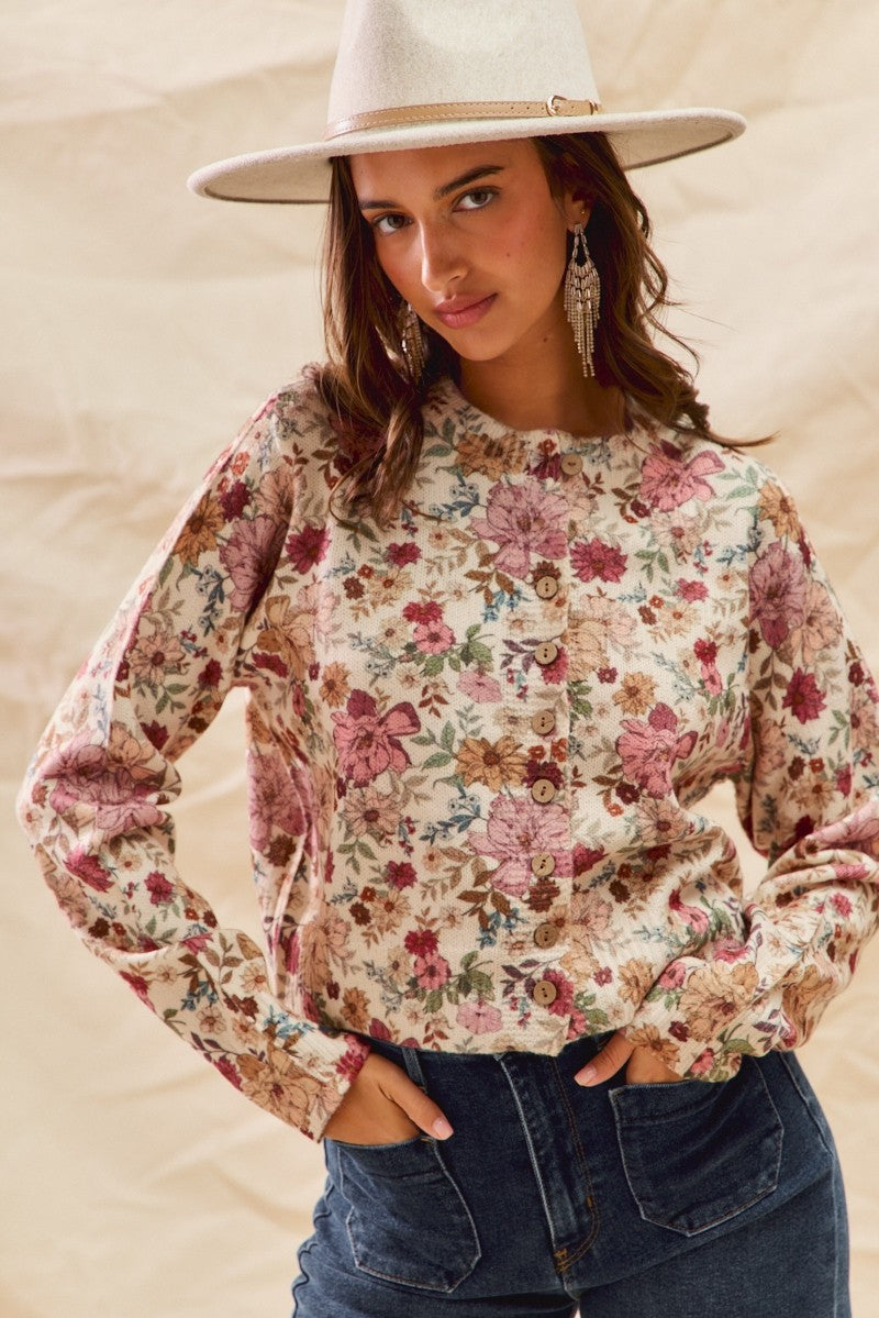 Autumn Rose Cardigan