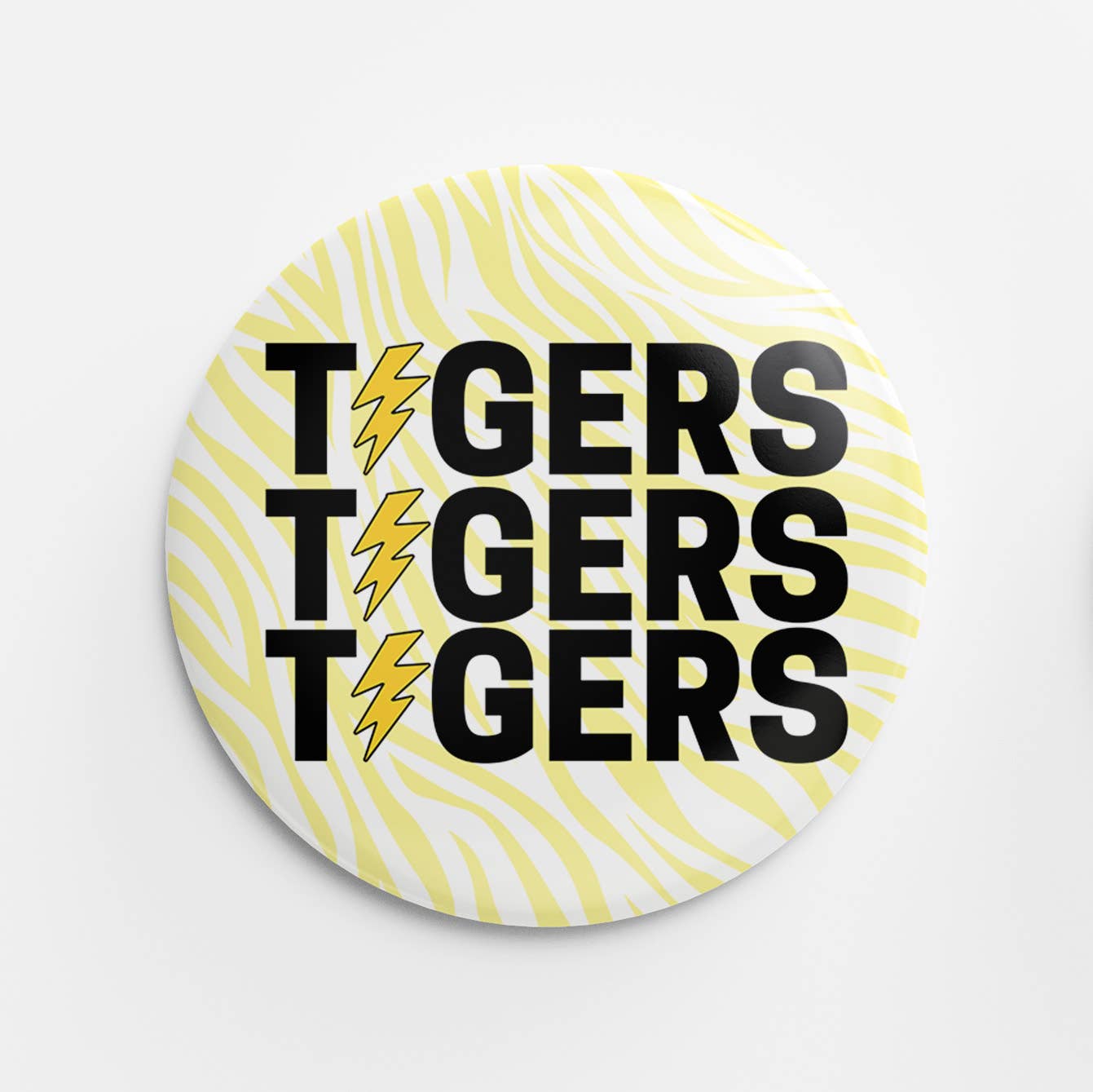 Tigers x3 Bolt Button