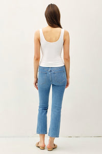 Basic Scoop Tank Off White