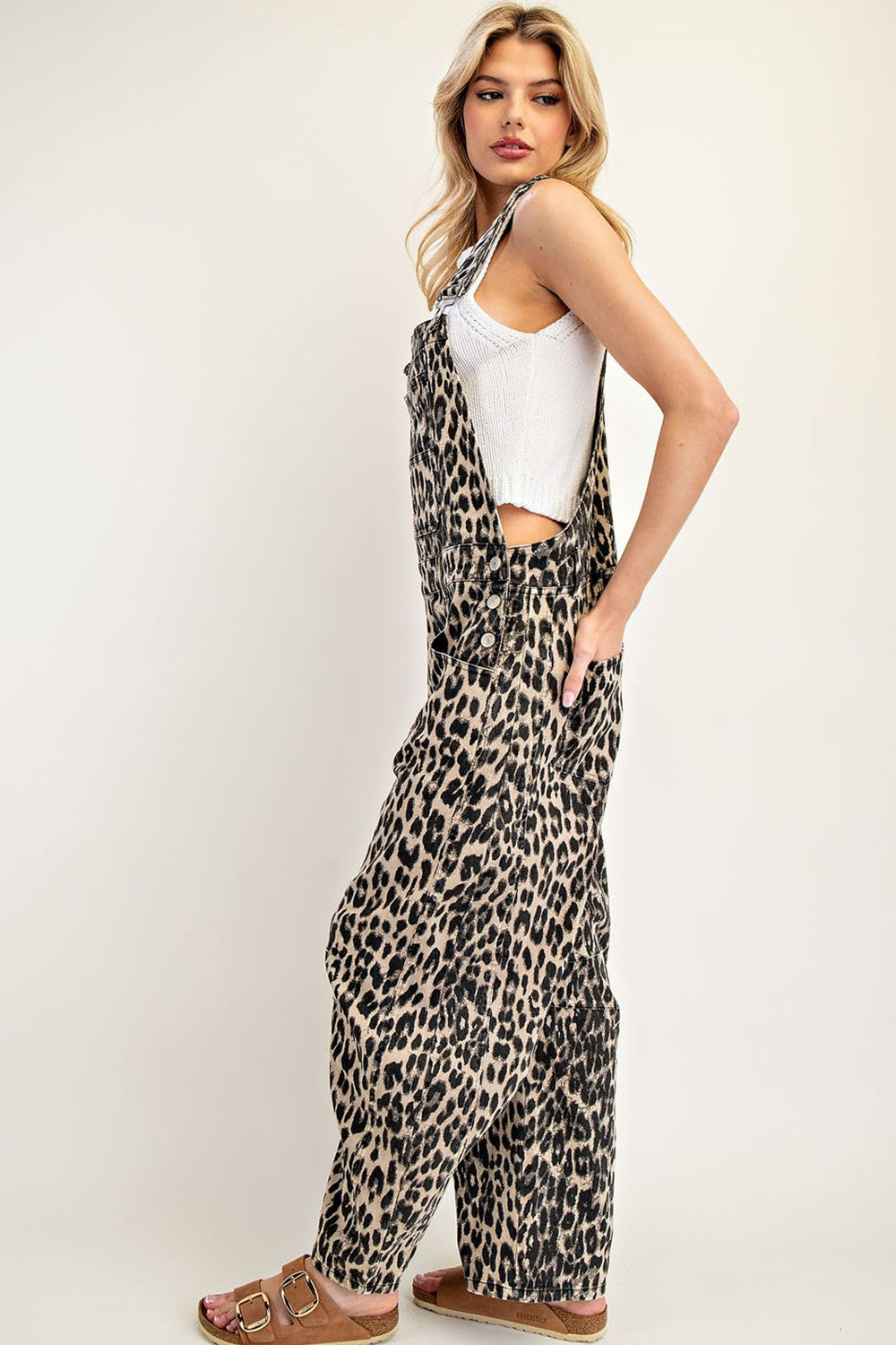 Barrel Leg Overalls