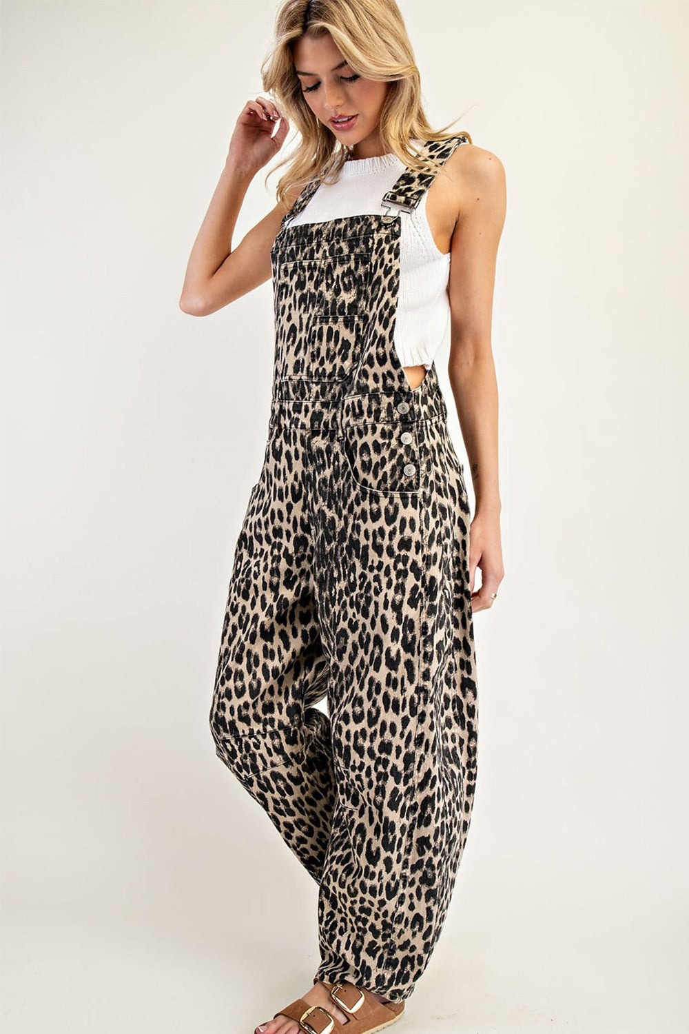 Barrel Leg Overalls