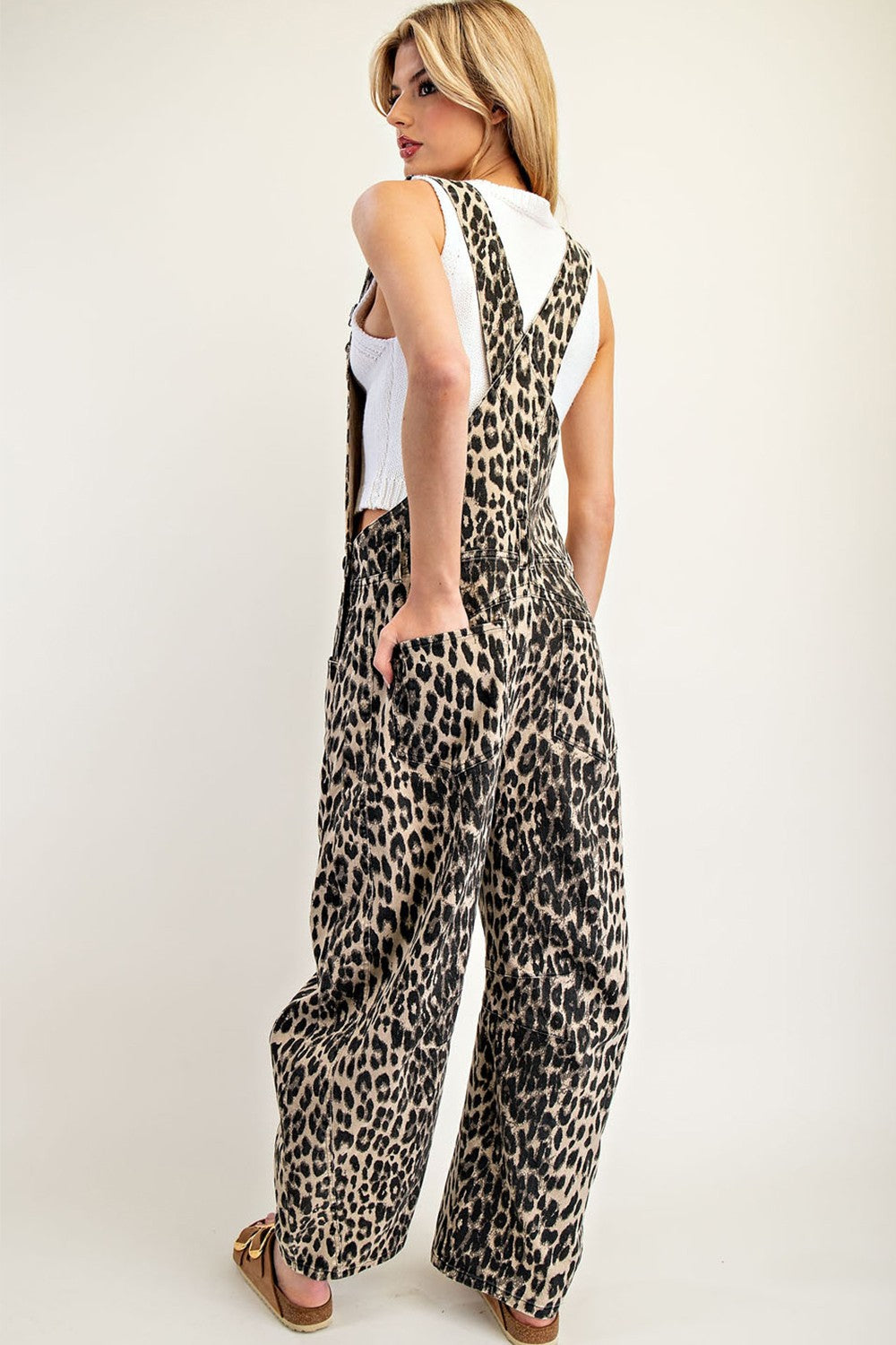 Barrel Leg Overalls