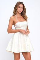 Emme Embroidered Dress Ivory