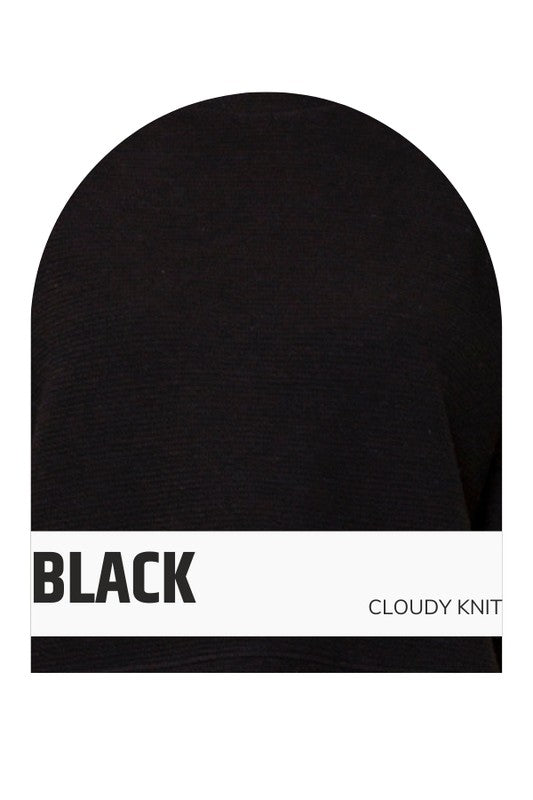 Whimsy Knit Top Black