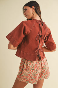 Spice Tie Top
