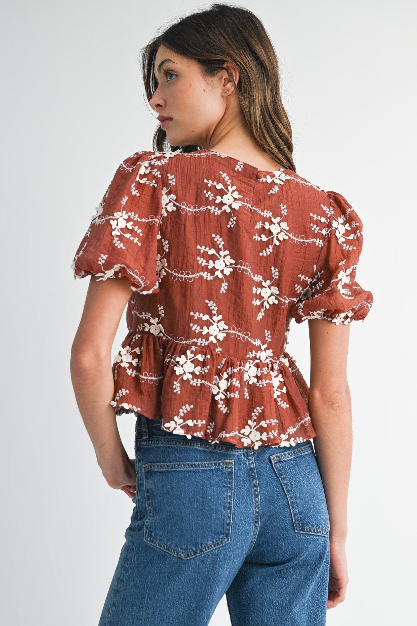 Iris Peplum Blouse