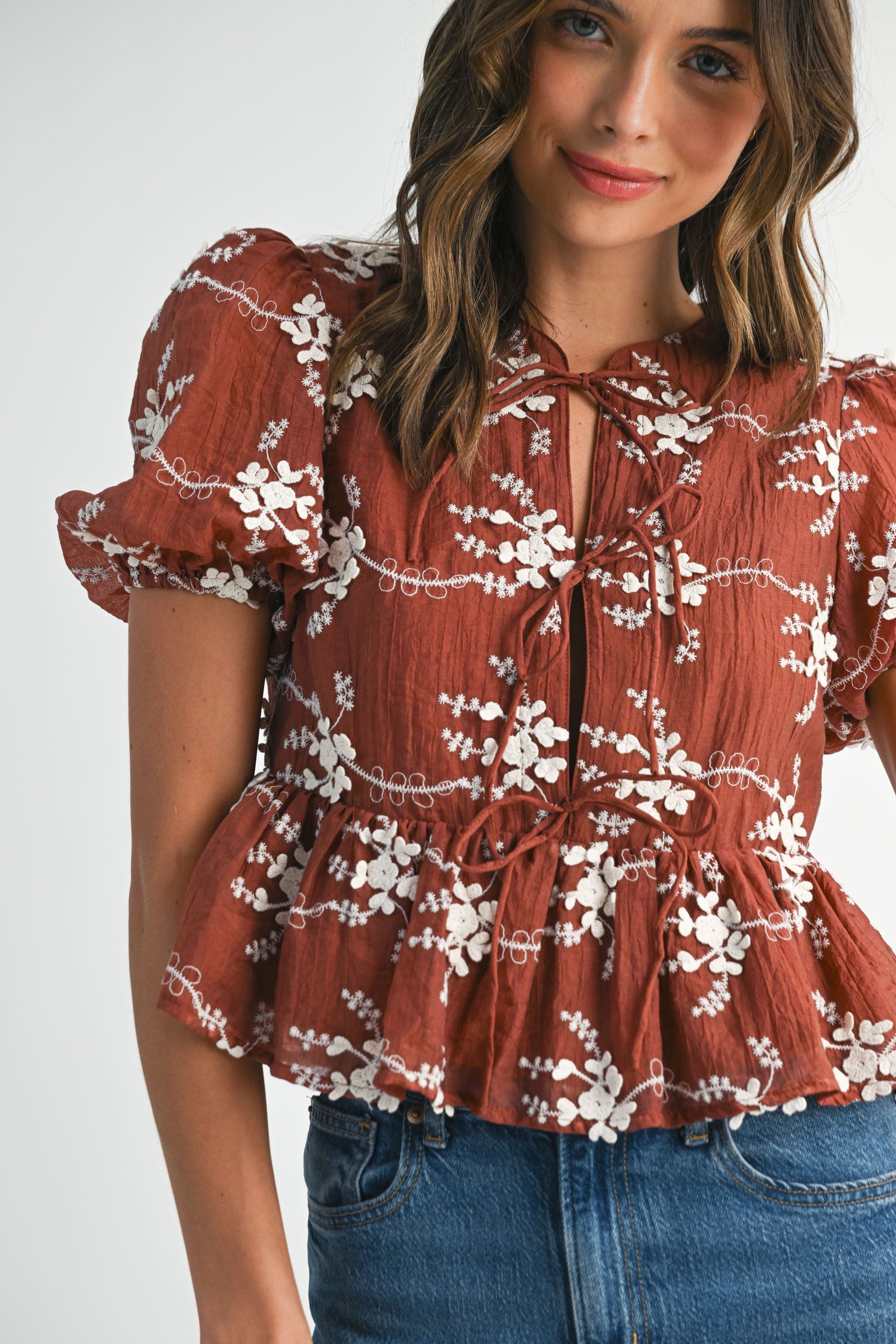 Iris Peplum Blouse