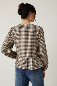 Hollis Plaid Blouse