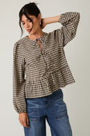 Hollis Plaid Blouse