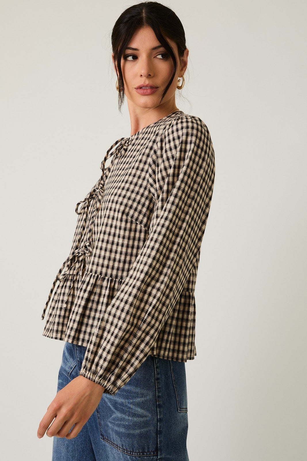 Hollis Plaid Blouse