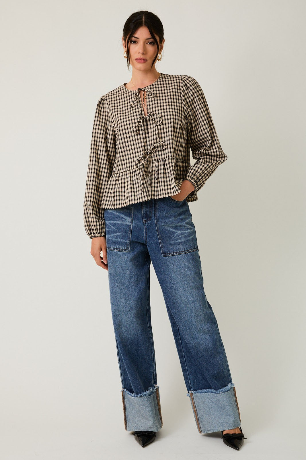 Hollis Plaid Blouse