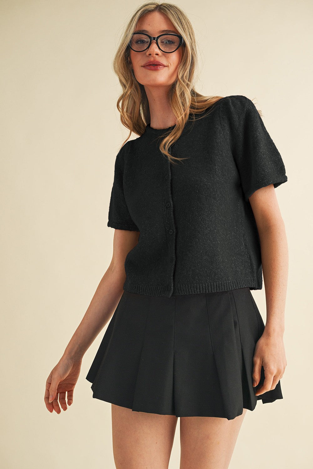 Sweet Talk Cardigan Black