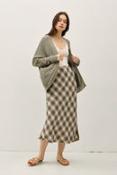 Basic Crochet Cardigan Dusty Sage