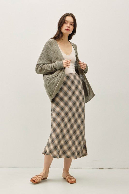 Basic Crochet Cardigan Dusty Sage