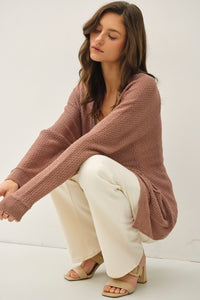Basic Crochet Cardigan Hazelnut