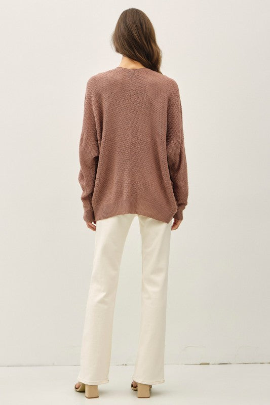 Basic Crochet Cardigan Hazelnut