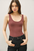 Basic Scoop Tank Black