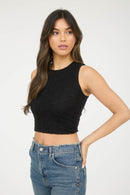 Layla Crop Black