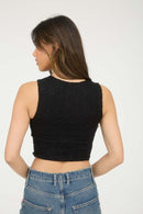 Layla Crop Black