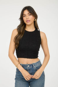 Layla Crop Black