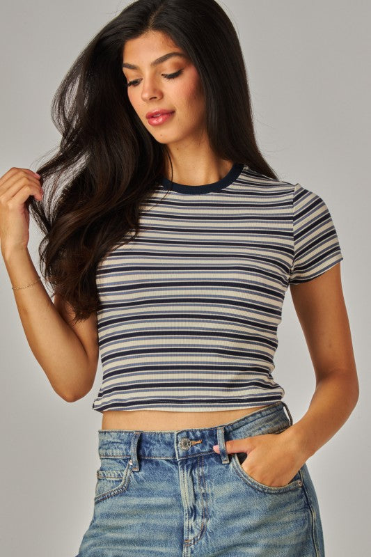 Ziggy Crop Navy