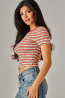 Ziggy Crop Coral