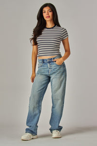 Ziggy Crop Navy