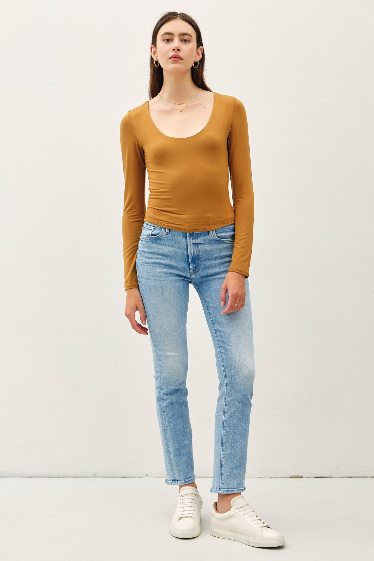 Basic Long Sleeve Top Barley