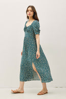Wren Midi Dress Teal