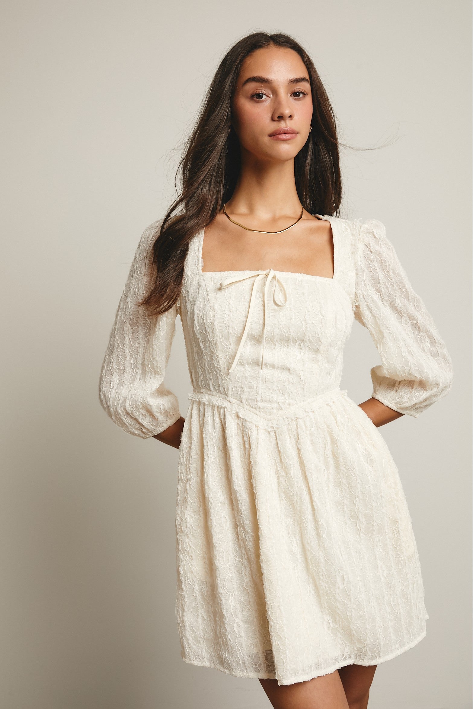 Gwen Dress Cream