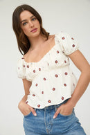 Oakley Embroidered Top