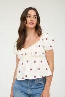 Oakley Embroidered Top