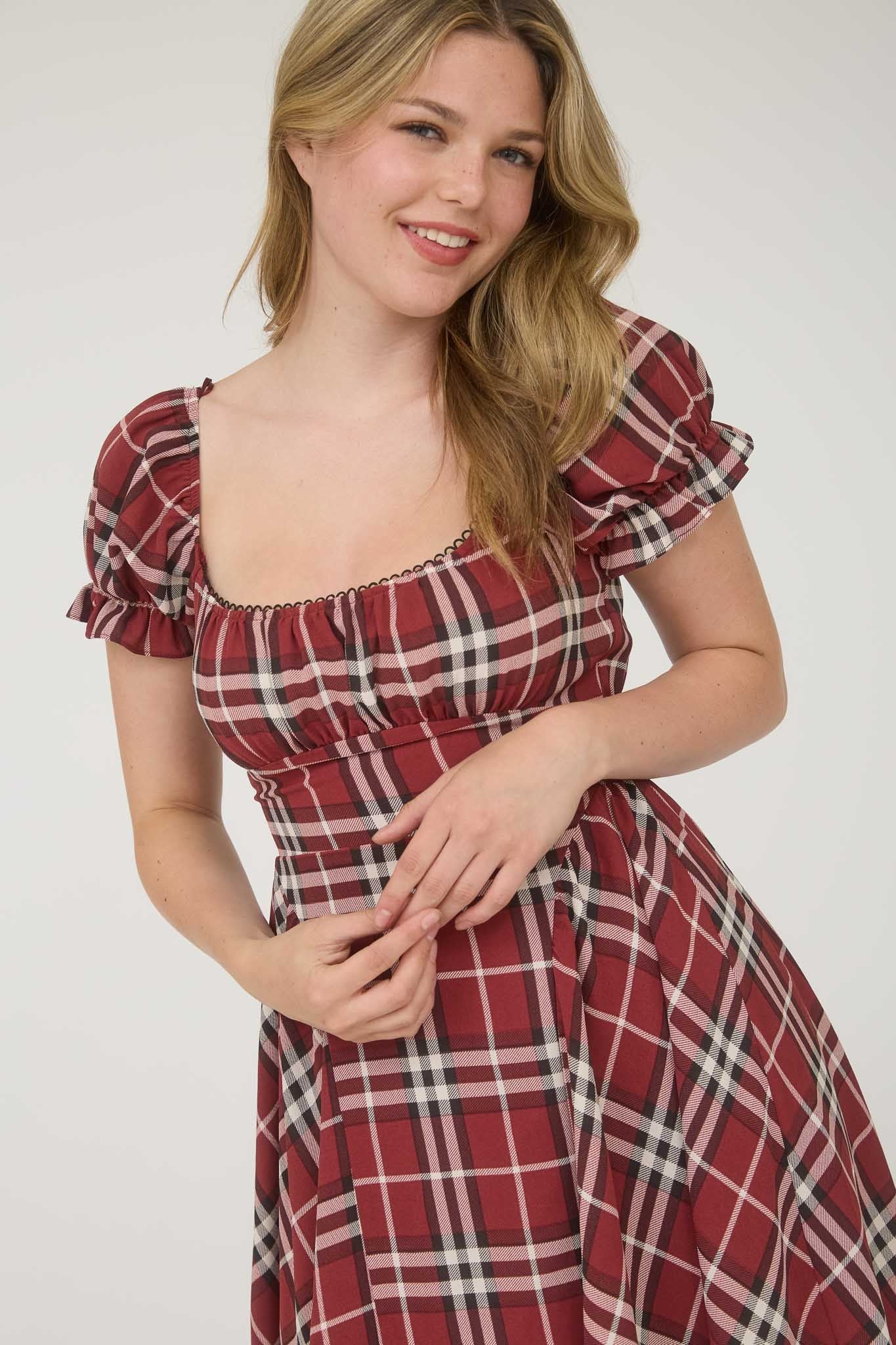Everest Plaid Dress