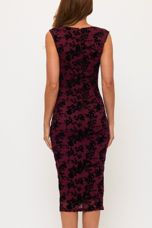 Zuri Dress Burgundy