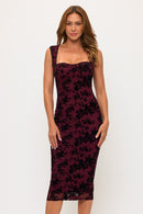 Zuri Dress Burgundy