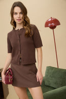 Briar Mini Skirt Brown
