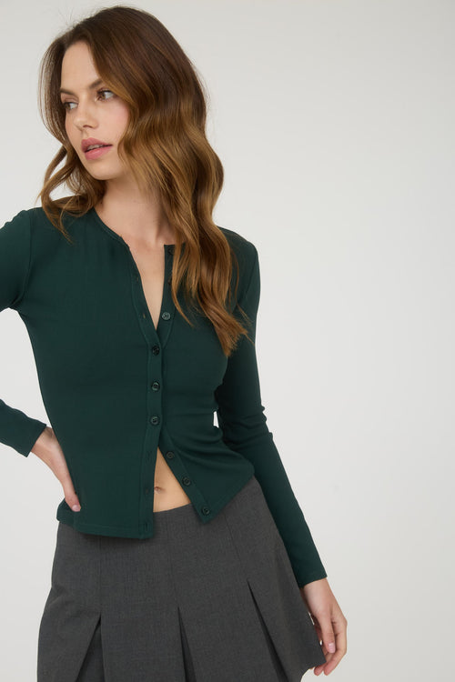 Josie Top Hunter Green