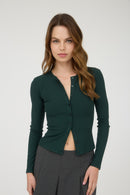 Josie Top Hunter Green