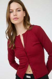 Josie Top Deep Red