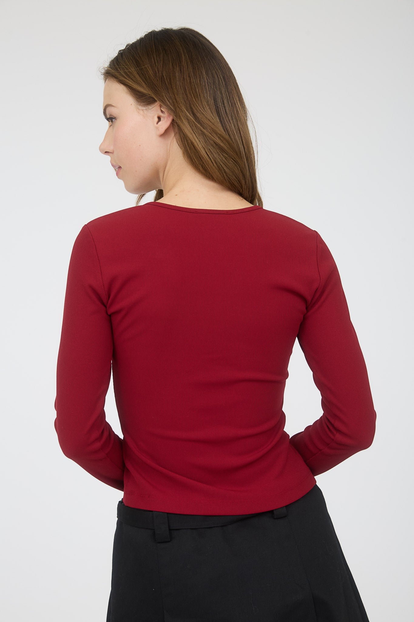Josie Top Deep Red