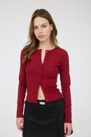 Josie Top Deep Red